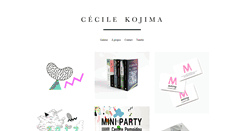 Desktop Screenshot of cecilekojima.com
